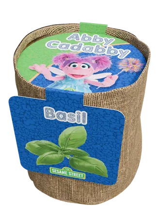 Abby Cadabby's Herbs Jute Bag Basil