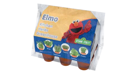 Elmo's Mini greenhouse Kitchen Herbs